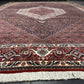 orientteppich handgeknüpft Bidjar Medaillon Korkwolle 348x258 cm
