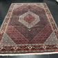 orientteppich handgeknüpft Bidjar Medaillon Korkwolle 348x258 cm
