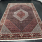 orientteppich handgeknüpft Bidjar Medaillon Korkwolle 348x258 cm