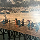 Utagawa Hiroshige (1797-1858) Xylografie Sanjō Ōhashi Bridge 37x50cm