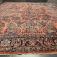 Antik Perserteppich handgeknüpft  Sarough Re-Import 1900JH Naturfarben 345x260 cm
