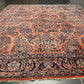 Antik Perserteppich handgeknüpft  Sarough Re-Import 1900JH Naturfarben 345x260 cm