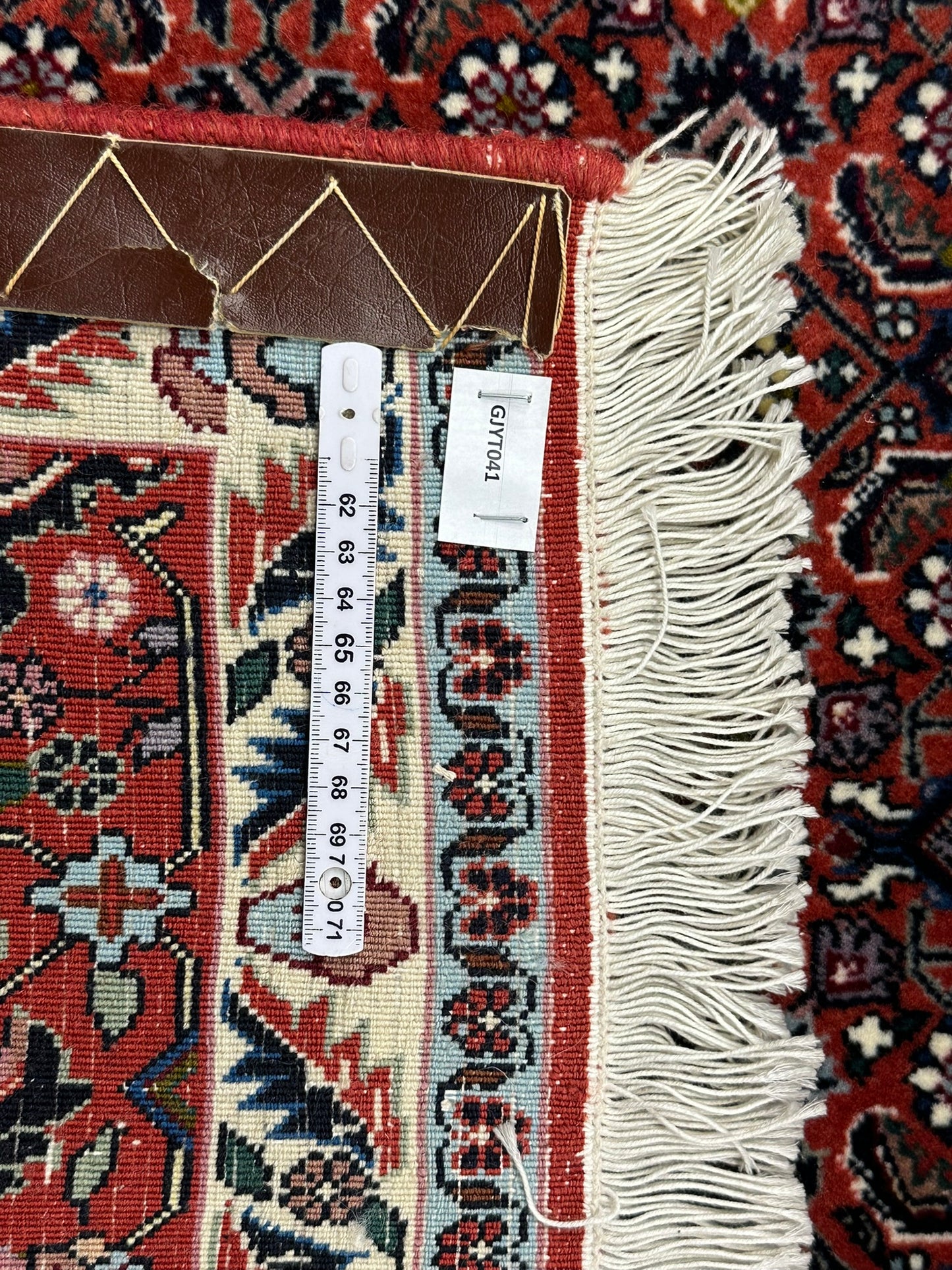 orientteppich handgeknüpft Bidjar Medaillon Korkwolle 348x258 cm