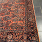 Antik Perserteppich handgeknüpft  Sarough Re-Import 1900JH Naturfarben 345x260 cm