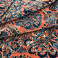 Antik Perserteppich handgeknüpft  Sarough Re-Import 1900JH Naturfarben 345x260 cm