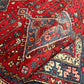 Handgeknüpfter Perser Orientteppich Hamadan Art Deco Wolle  200x140 cm