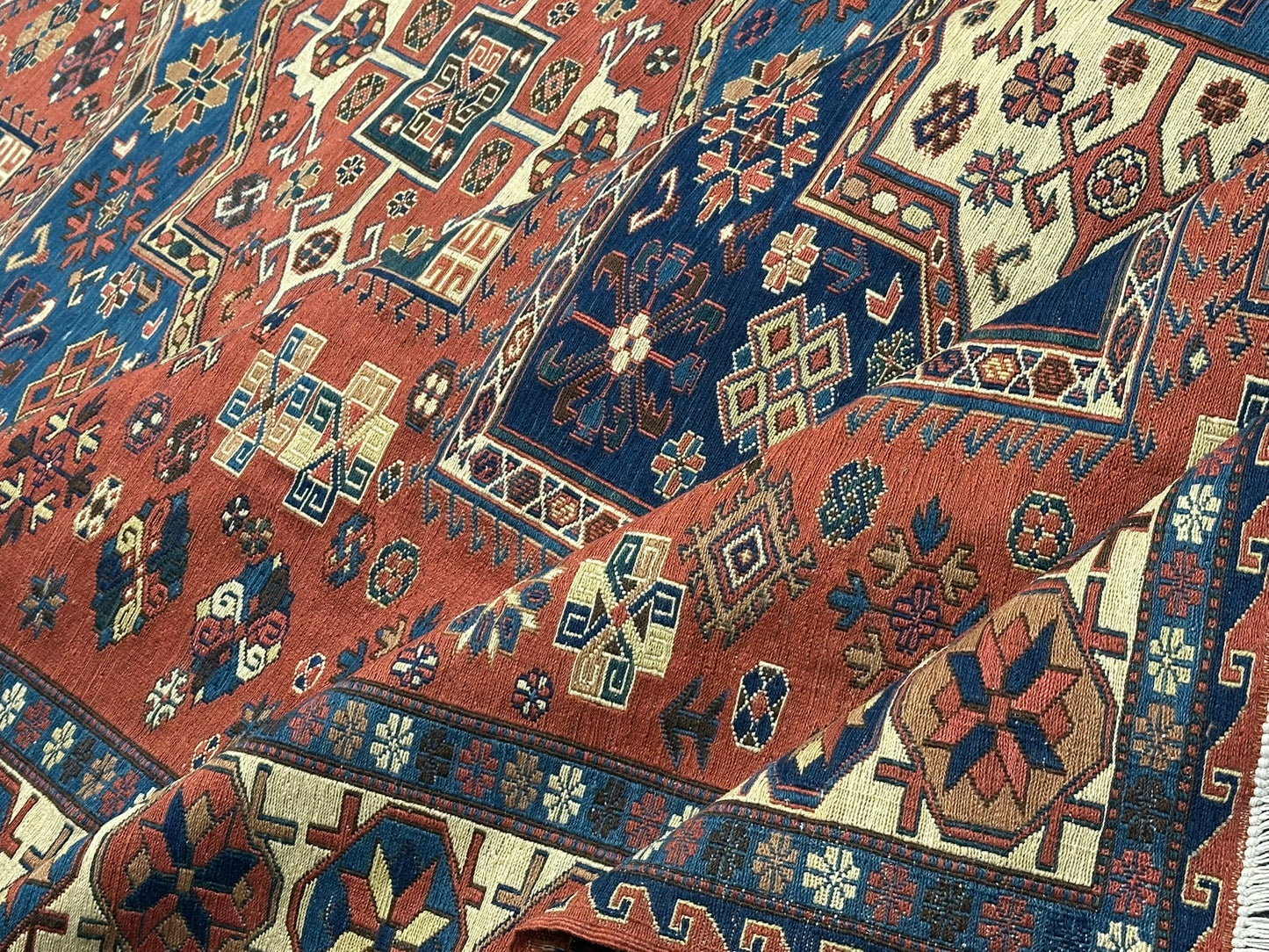 Handgeknüpfter Perser Kelim SUMACK Teppich – Naturfarben 317X217CM