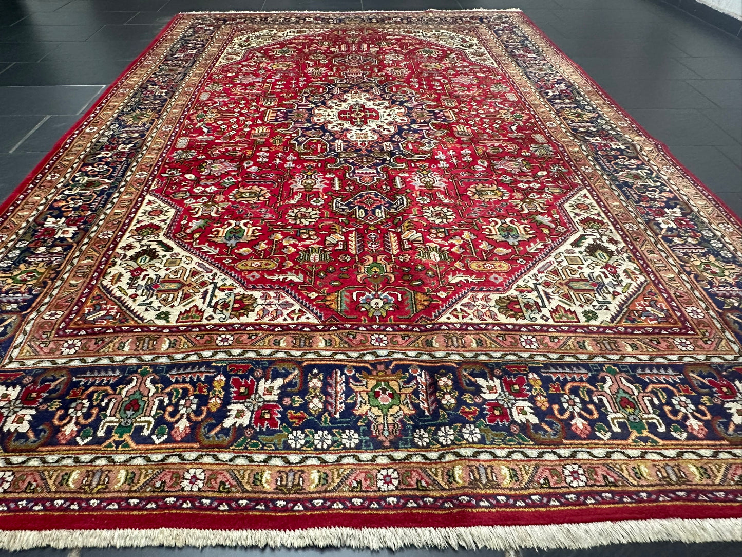Perserteppich handgeknüpft Täbriz 300x200 cm