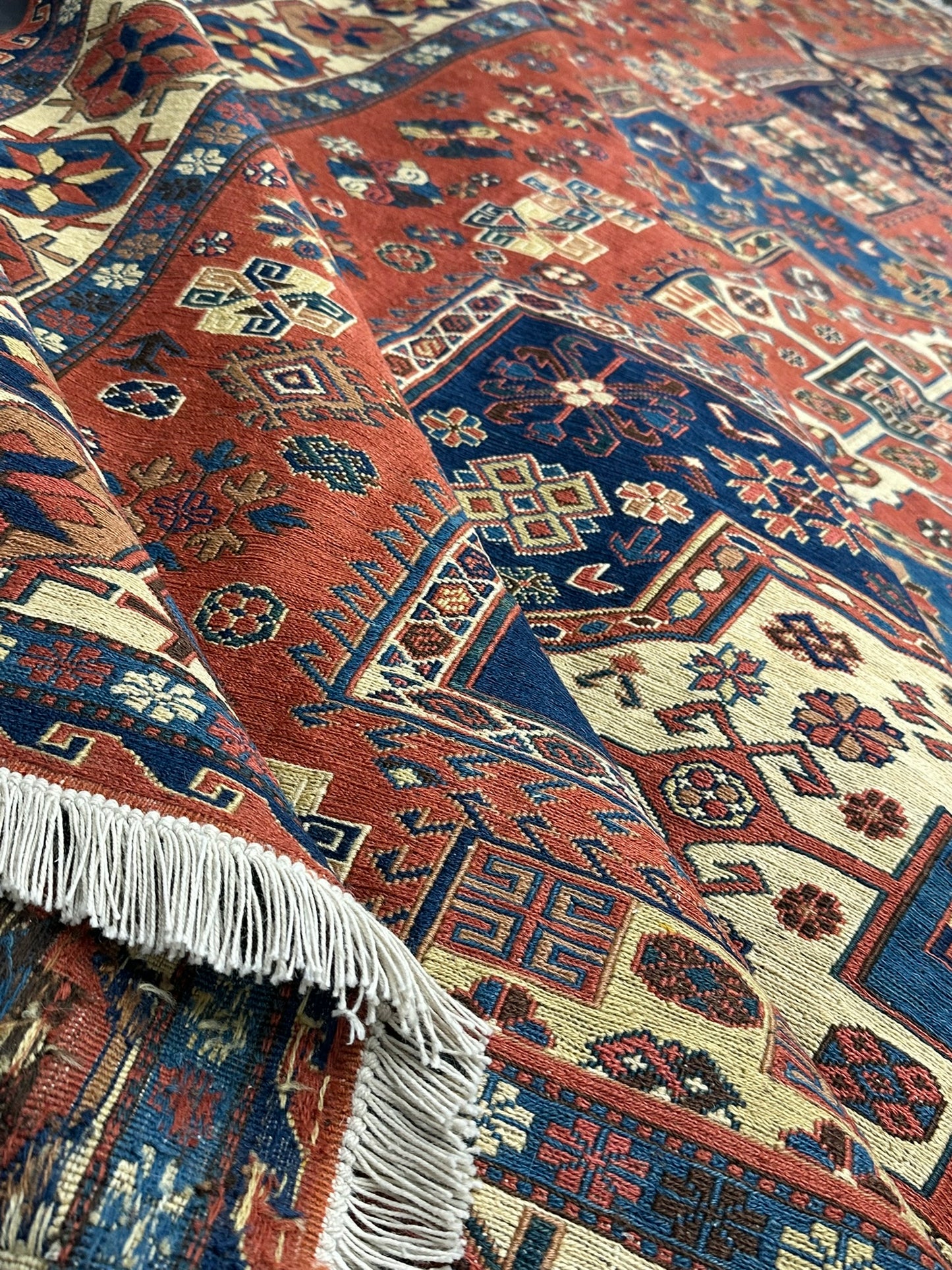 Handgeknüpfter Perser Kelim SUMACK Teppich – Naturfarben 317X217CM