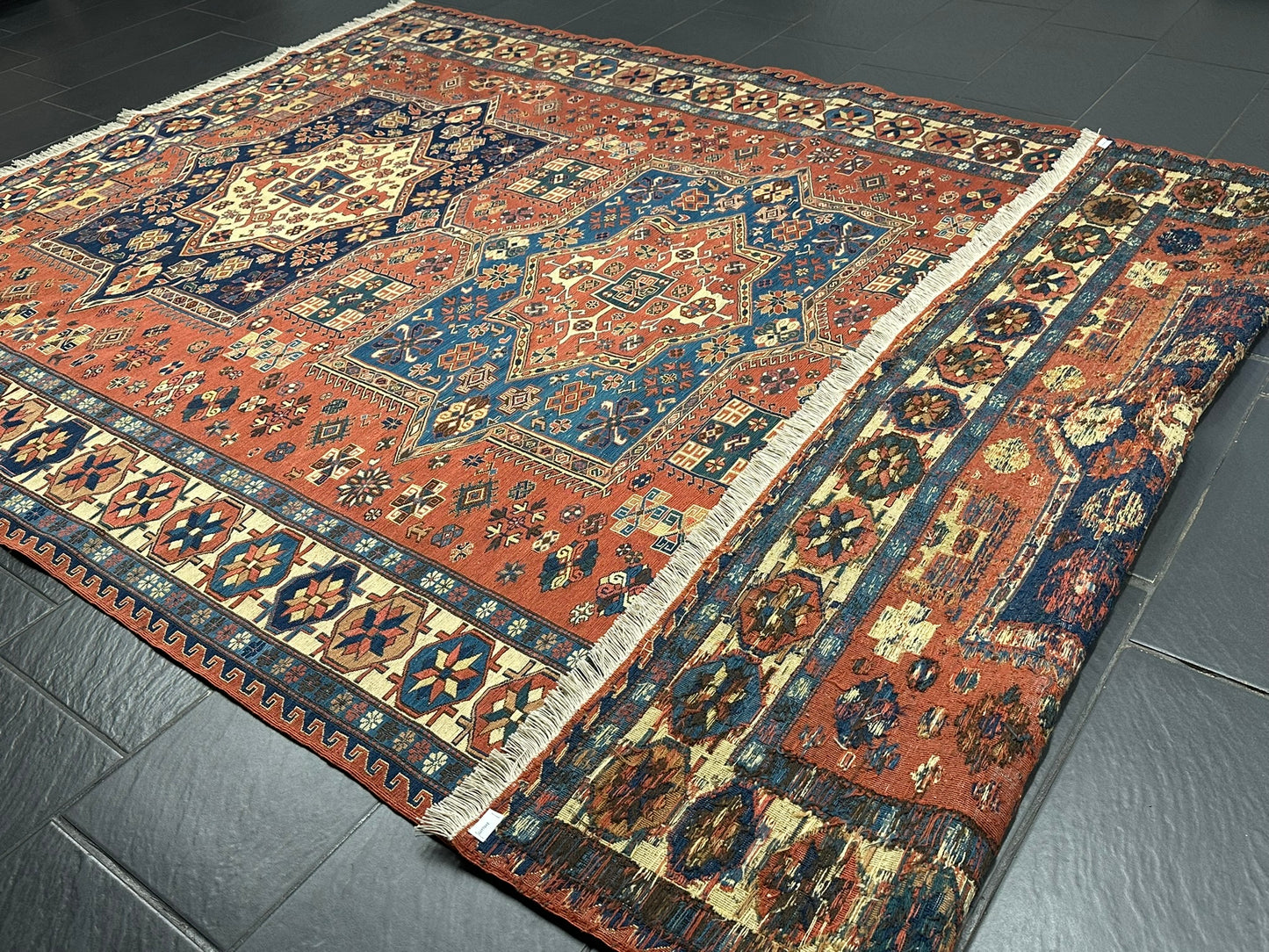 Handgeknüpfter Perser Kelim SUMACK Teppich – Naturfarben 317X217CM