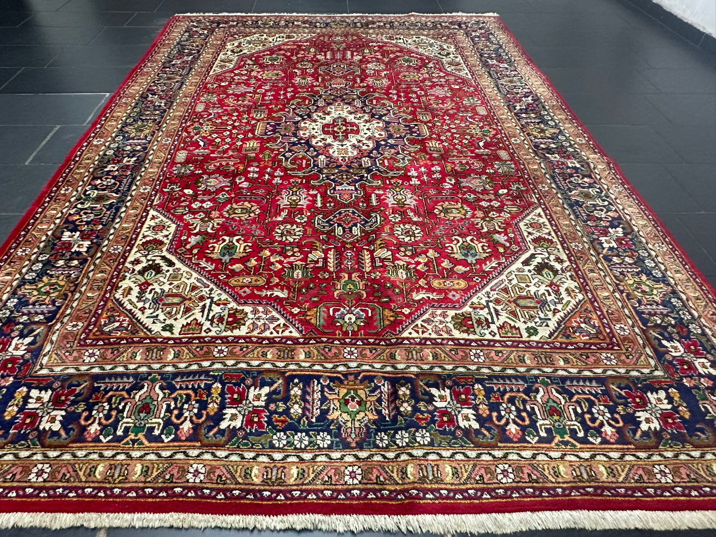 Perserteppich handgeknüpft Täbriz 300x200 cm