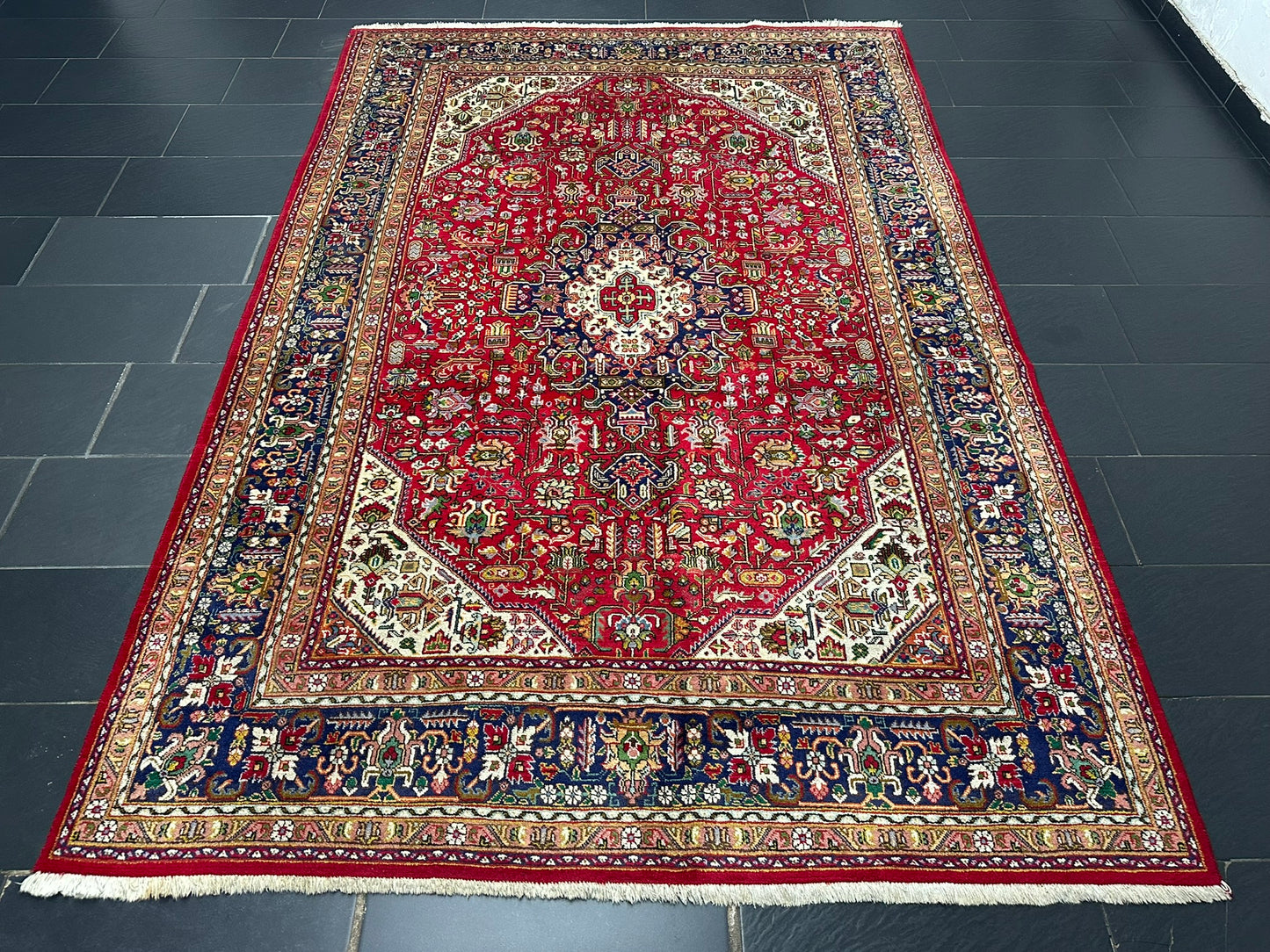 Perserteppich handgeknüpft Täbriz 300x200 cm