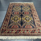 Orientteppich handgeknüpft Belutsch  Afghan Korkwolle mit Seide 287x200 cm