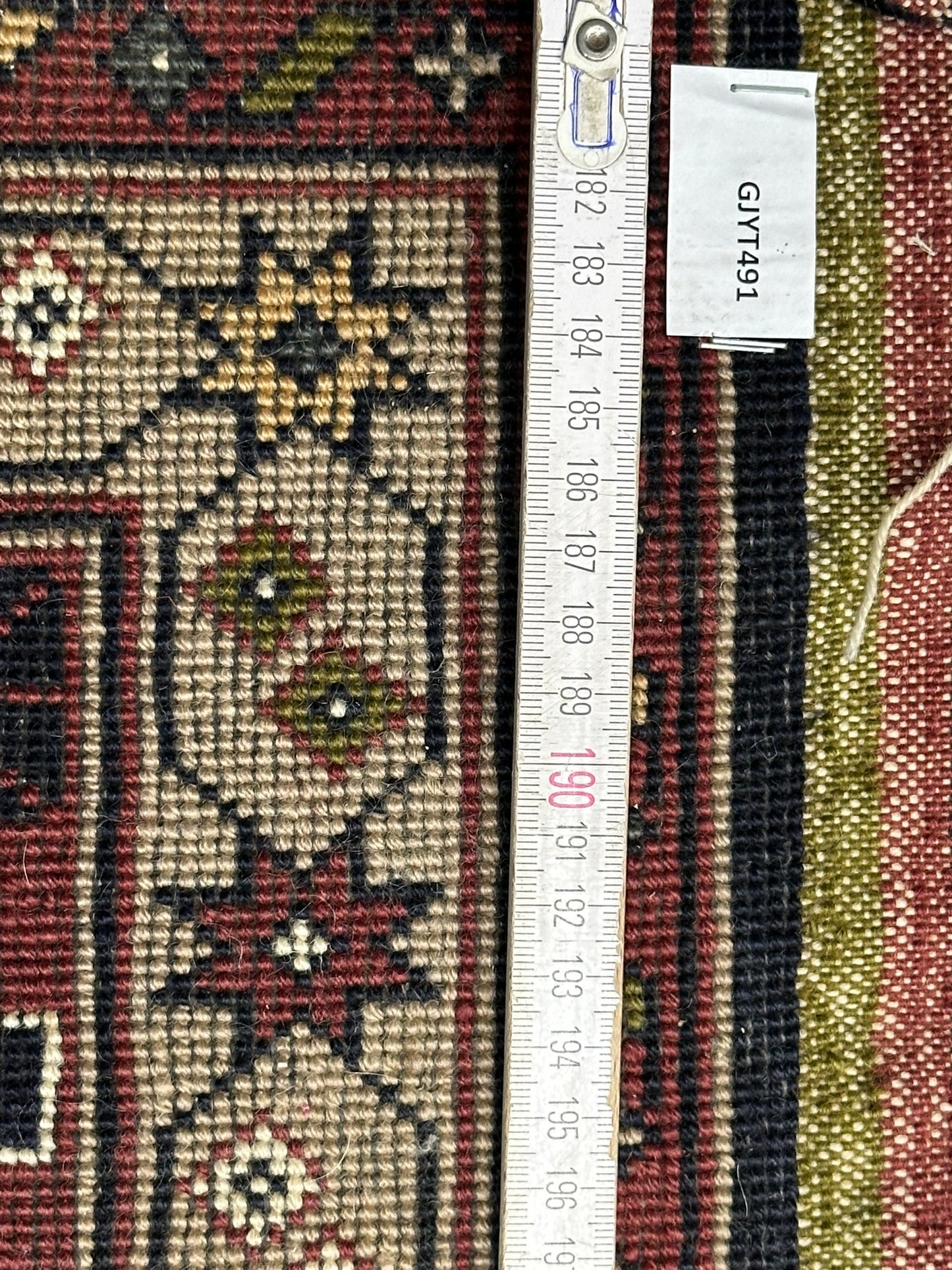 Orientteppich handgeknüpft Belutsch  Afghan Korkwolle mit Seide 287x200 cm