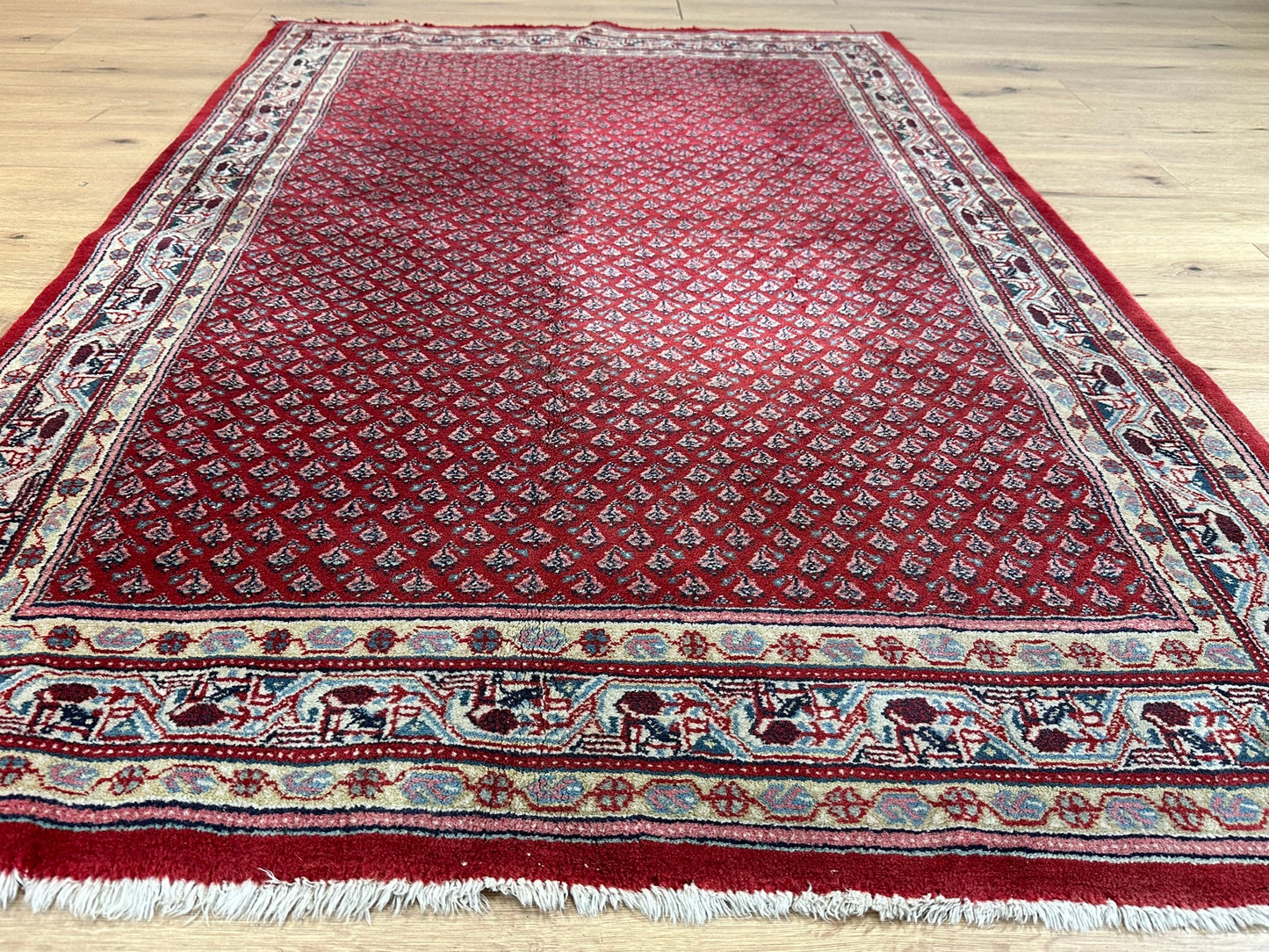 Perserteppich handgeknüpft Sarough Mir 203x130 cm