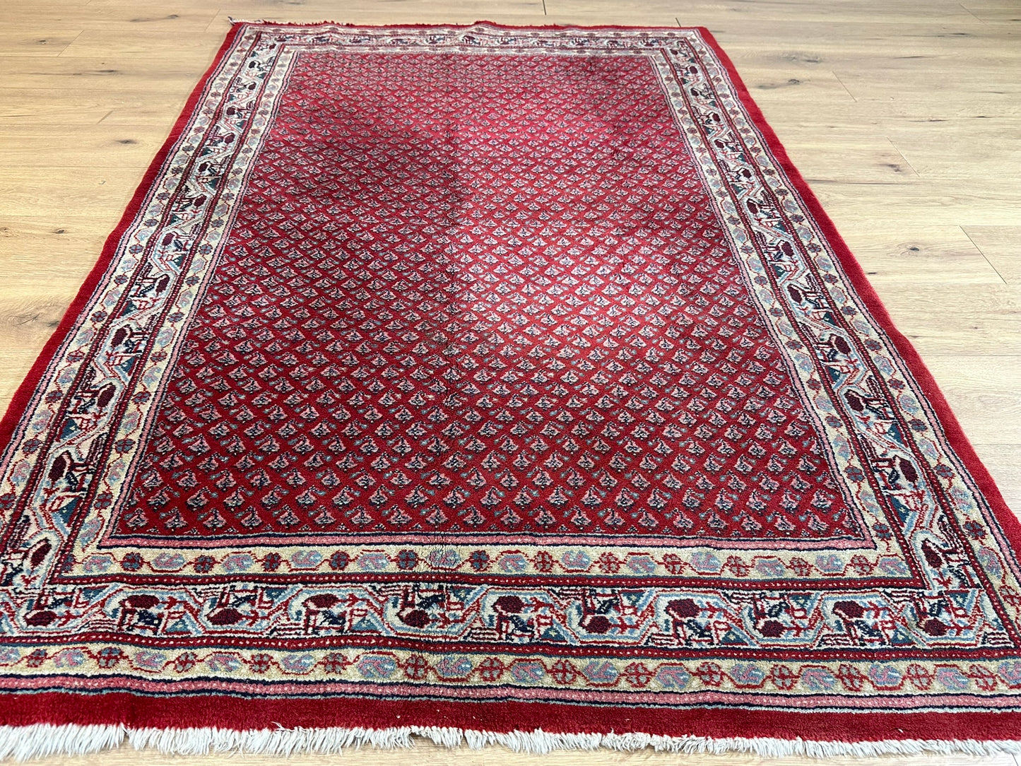Perserteppich handgeknüpft Sarough Mir 203x130 cm