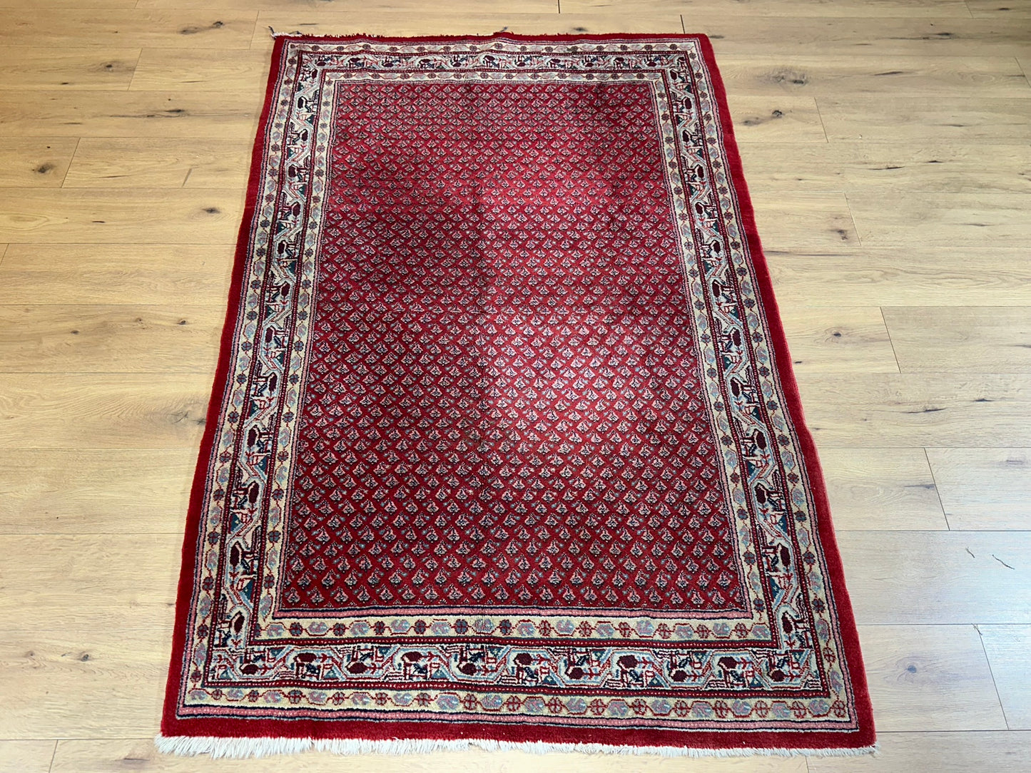 Perserteppich handgeknüpft Sarough Mir 203x130 cm