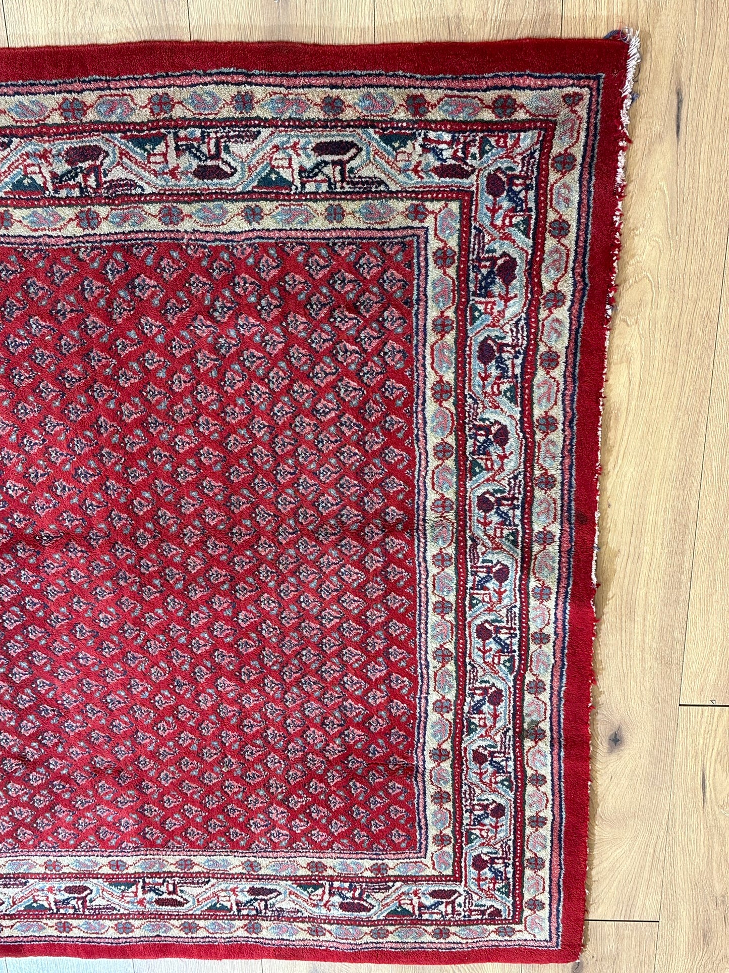 Perserteppich handgeknüpft Sarough Mir 203x130 cm