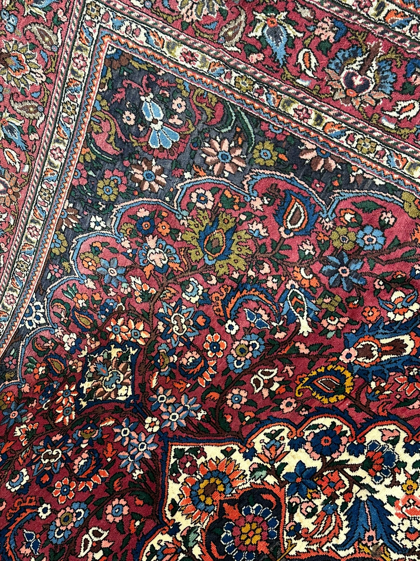 Orientteppich handgeknüpft Bachtiar Naturfarben 308x201 cm