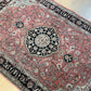 Orientteppich handgeknüpft Täbriz 50 Raj mit Seide 190x125 cm