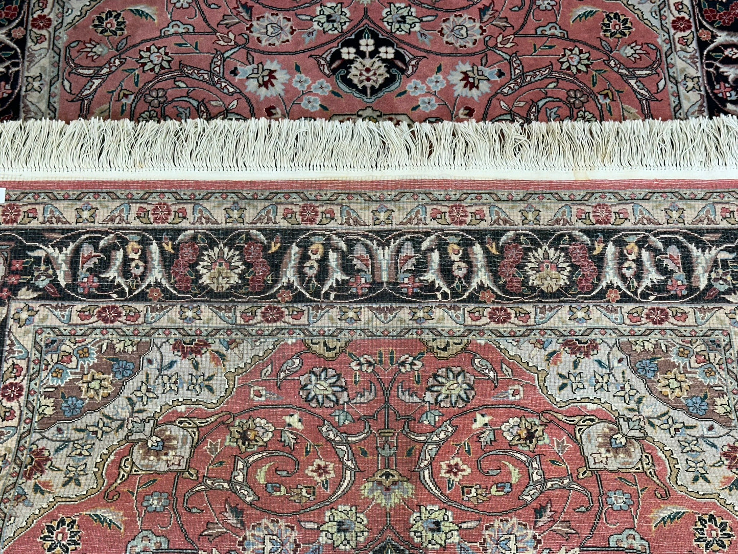 Orientteppich handgeknüpft Täbriz 50 Raj mit Seide 190x125 cm