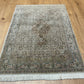 Orientteppich handgeknüpft Täbriz mit Seide 120x83 cm