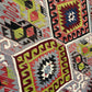 Orientteppich handgeknüpft Antik Kelim Art Deco 334x173