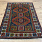 Antik Orientteppich handgeknüpft Kasak Naturfarben 156x100 cm
