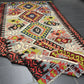 Orientteppich handgeknüpft Antik Kelim Art Deco 334x173