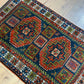 Antik Orientteppich handgeknüpft Kasak Naturfarben 156x100 cm