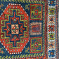 Antik Orientteppich handgeknüpft Kasak Naturfarben 156x100 cm