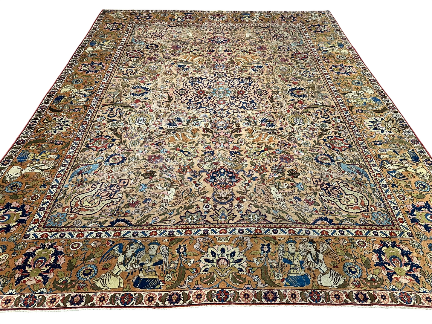 Orientteppich handgeknüpft Kirwan Laver signiert 353x272 cm