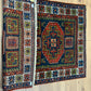 Antik Orientteppich handgeknüpft Kasak Naturfarben 156x100 cm
