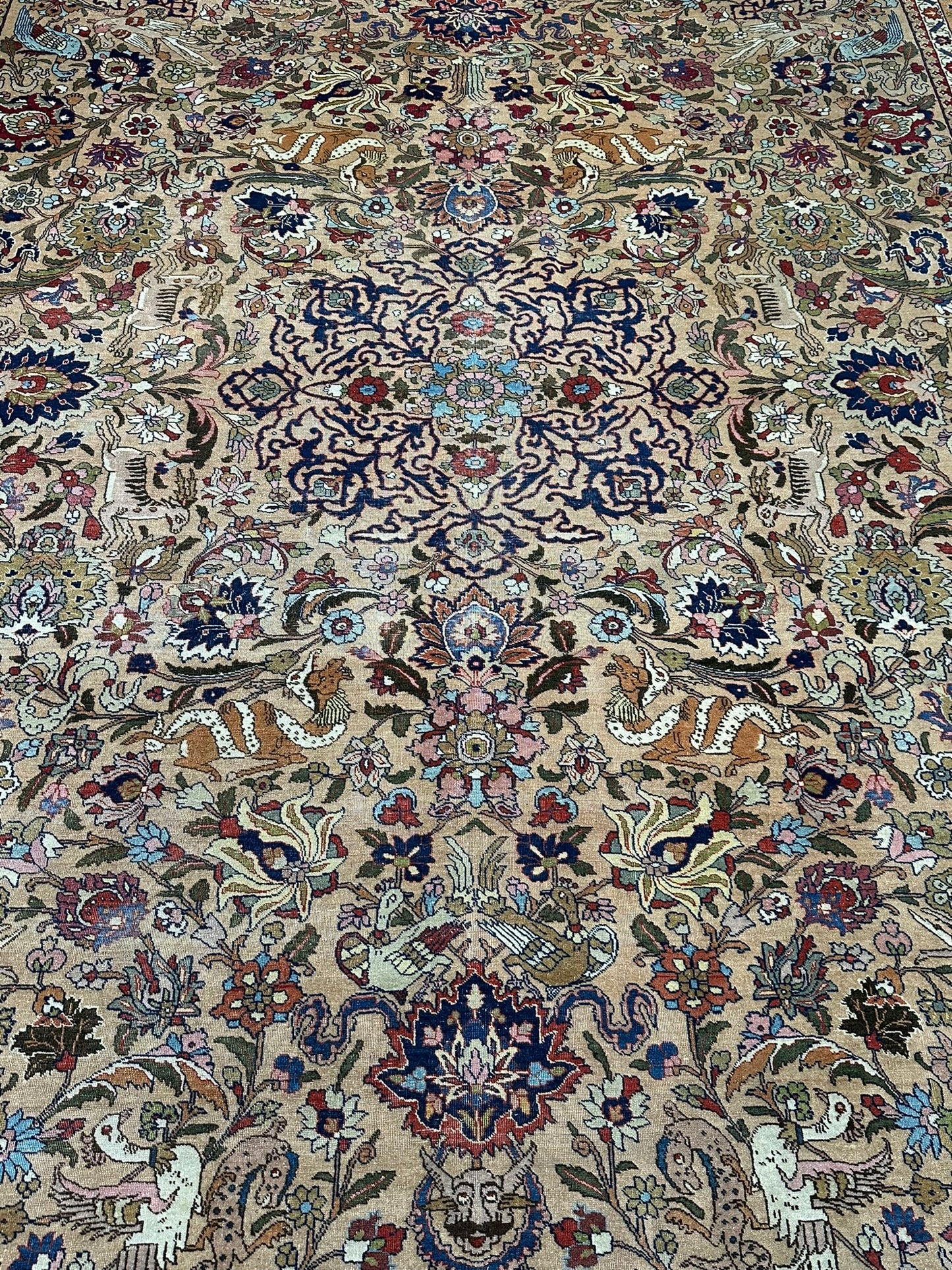 Orientteppich handgeknüpft Kirwan Laver signiert 353x272 cm