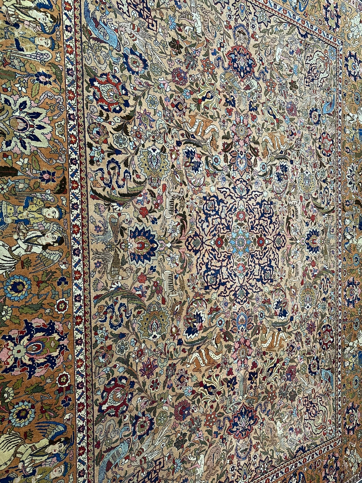 Orientteppich handgeknüpft Kirwan Laver signiert 353x272 cm
