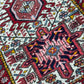 Orientteppich handgeknüpft Heriz Läufer 265x65 cm