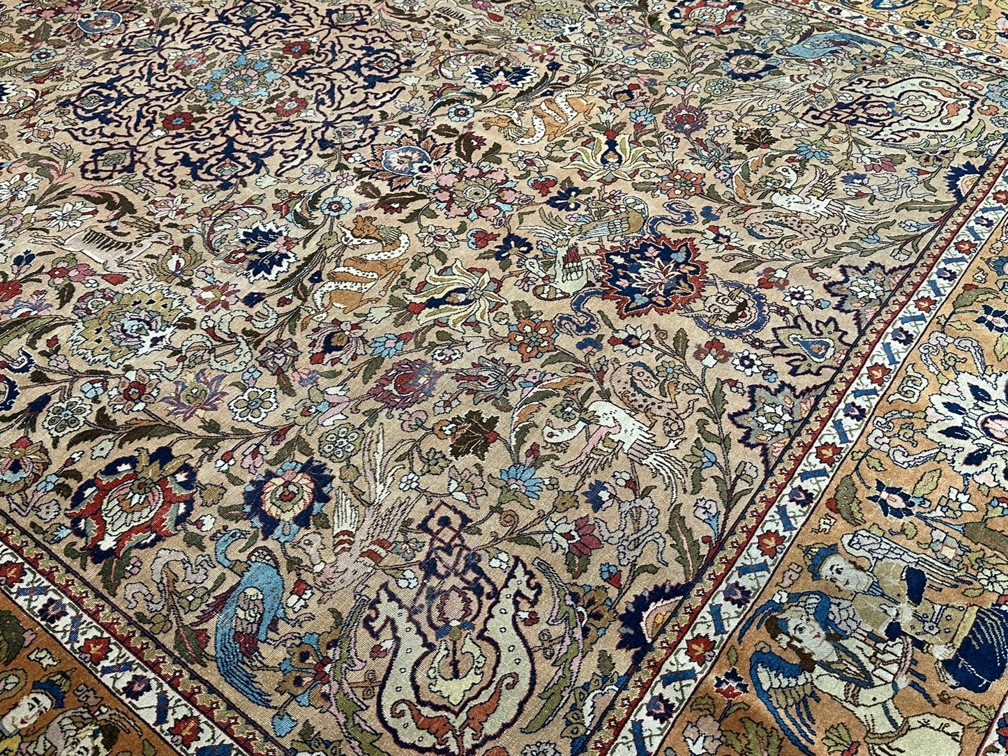 Orientteppich handgeknüpft Kirwan Laver signiert 353x272 cm