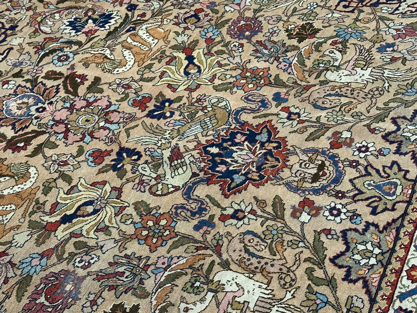 Orientteppich handgeknüpft Kirwan Laver signiert 353x272 cm