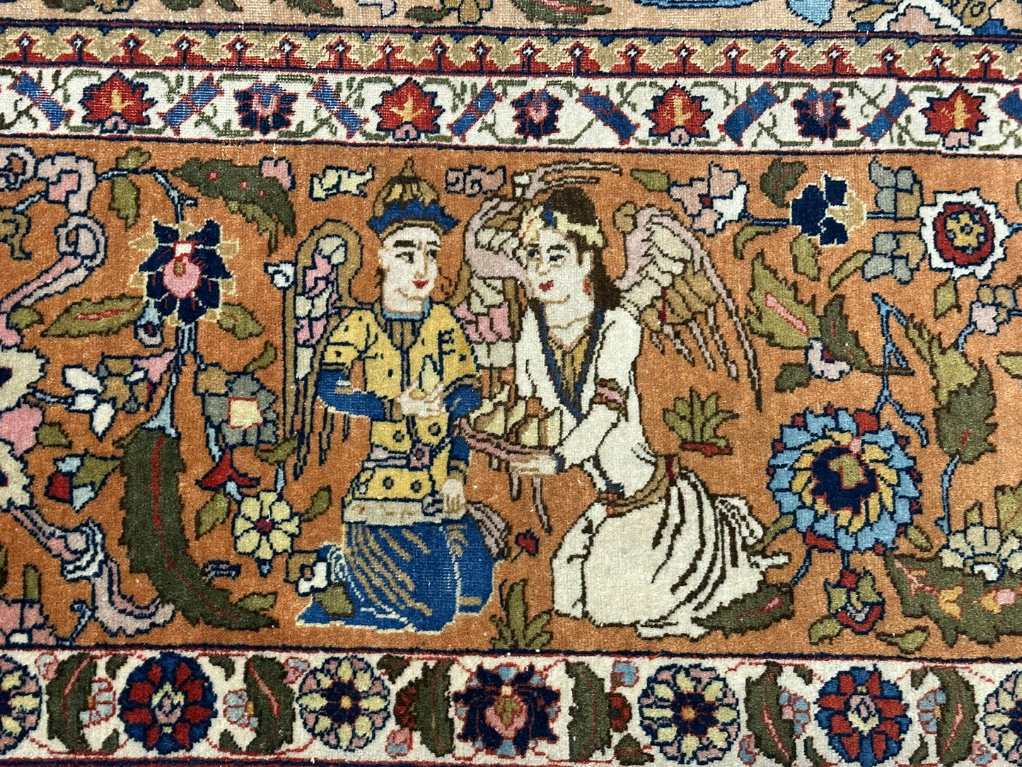 Orientteppich handgeknüpft Kirwan Laver signiert 353x272 cm