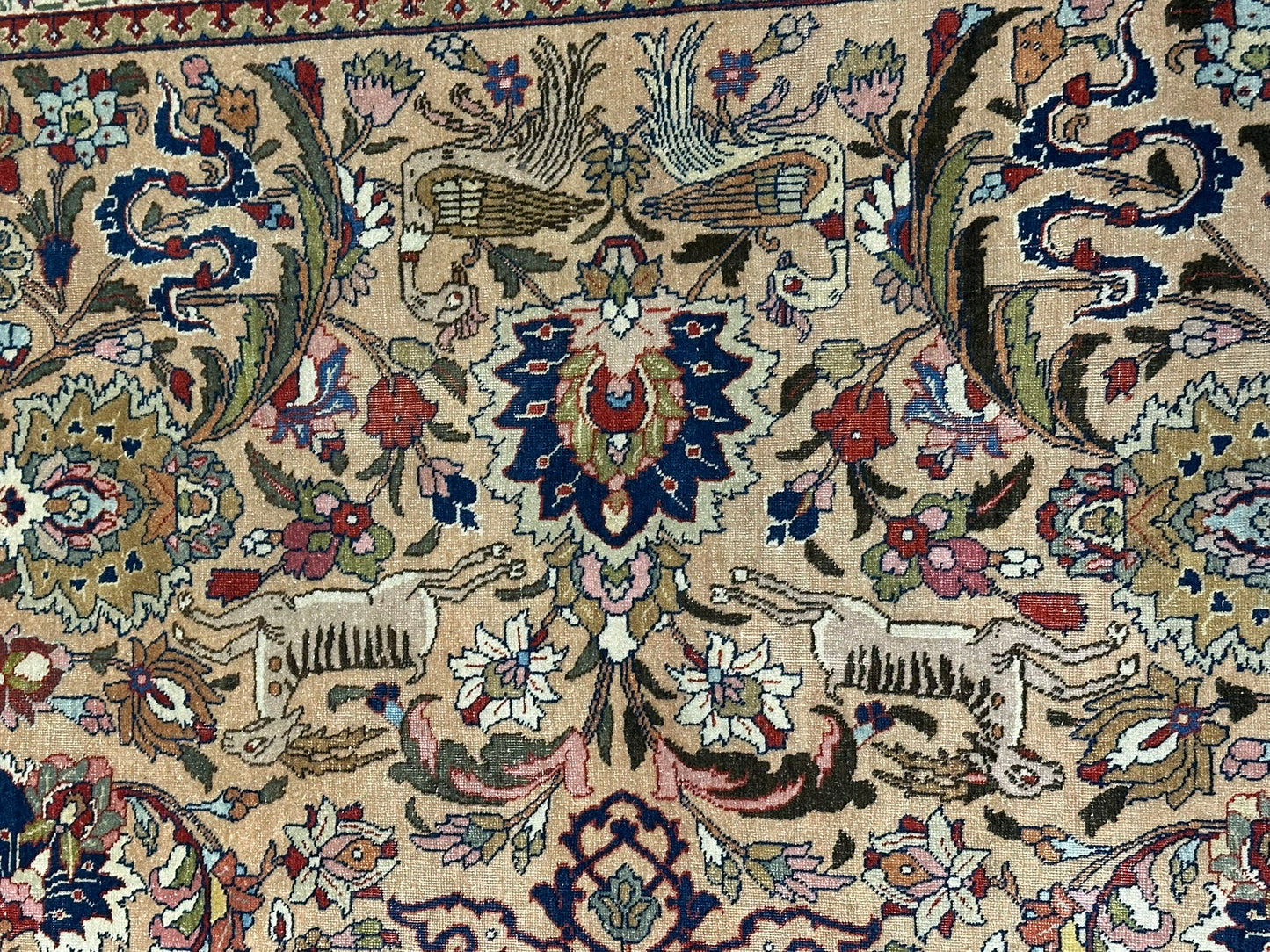 Orientteppich handgeknüpft Kirwan Laver signiert 353x272 cm