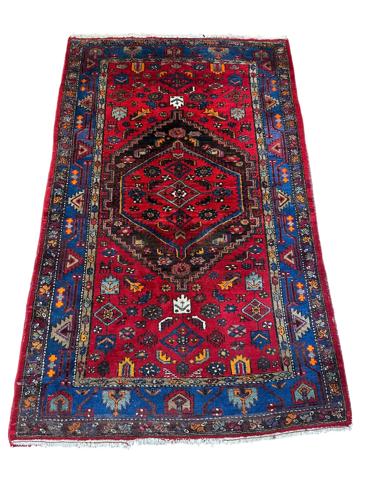 Orientteppich handgeknüpft Malayer Naturfarben 220x140 cm