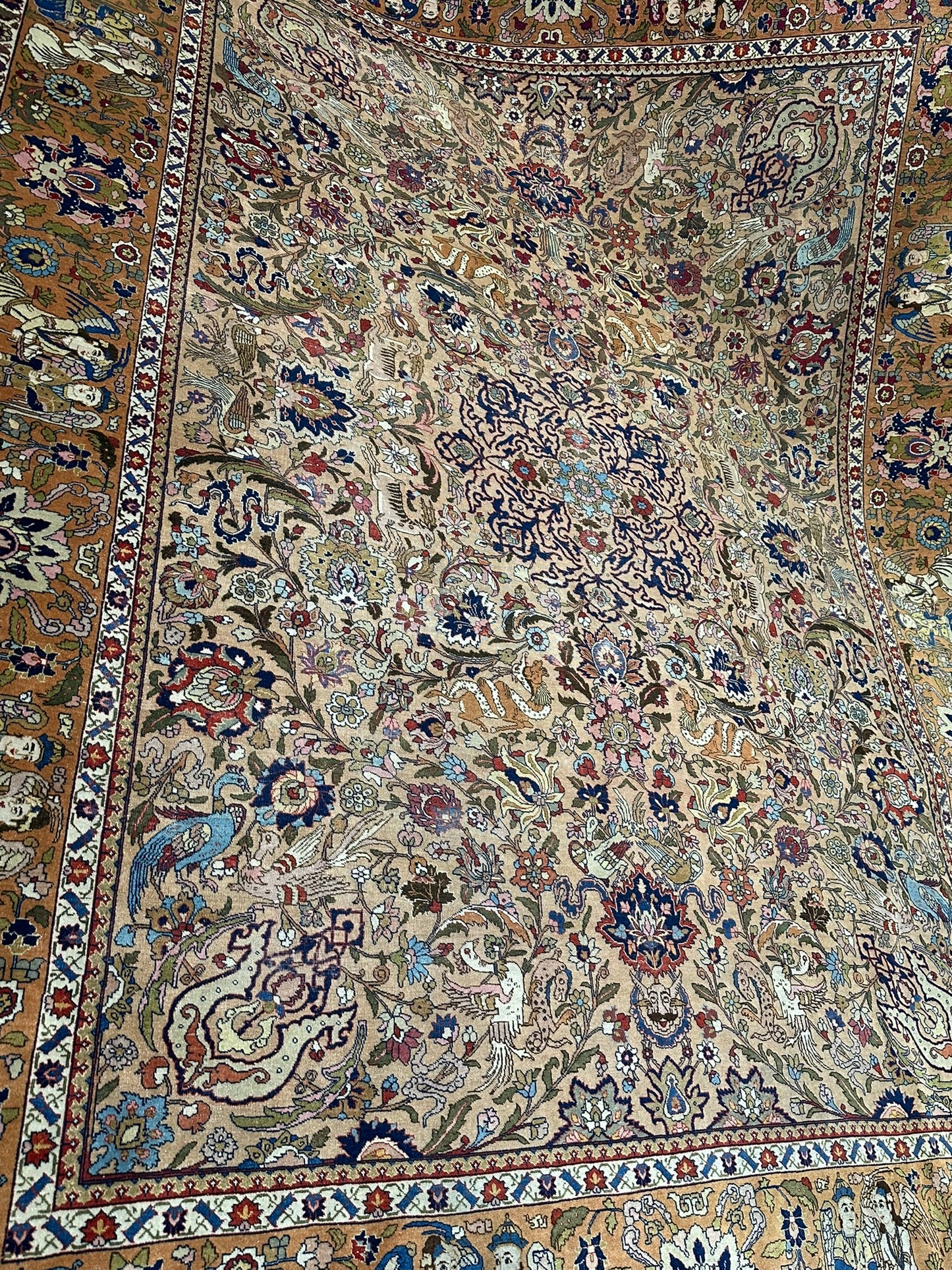 Orientteppich handgeknüpft Kirwan Laver signiert 353x272 cm