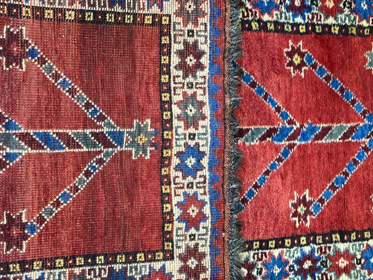 Orientteppich handgeknüpft Gabbeh Läufer 305x82 cm
