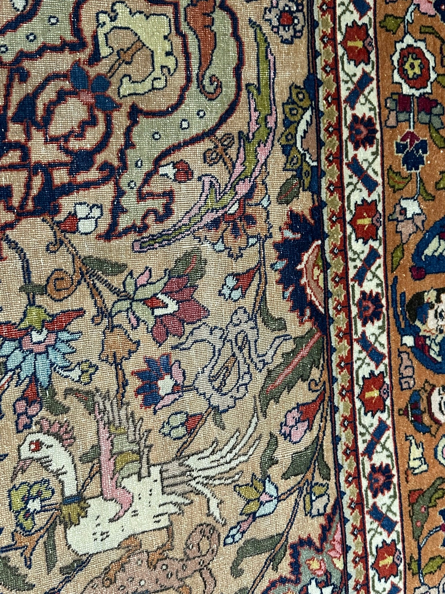 Orientteppich handgeknüpft Kirwan Laver signiert 353x272 cm