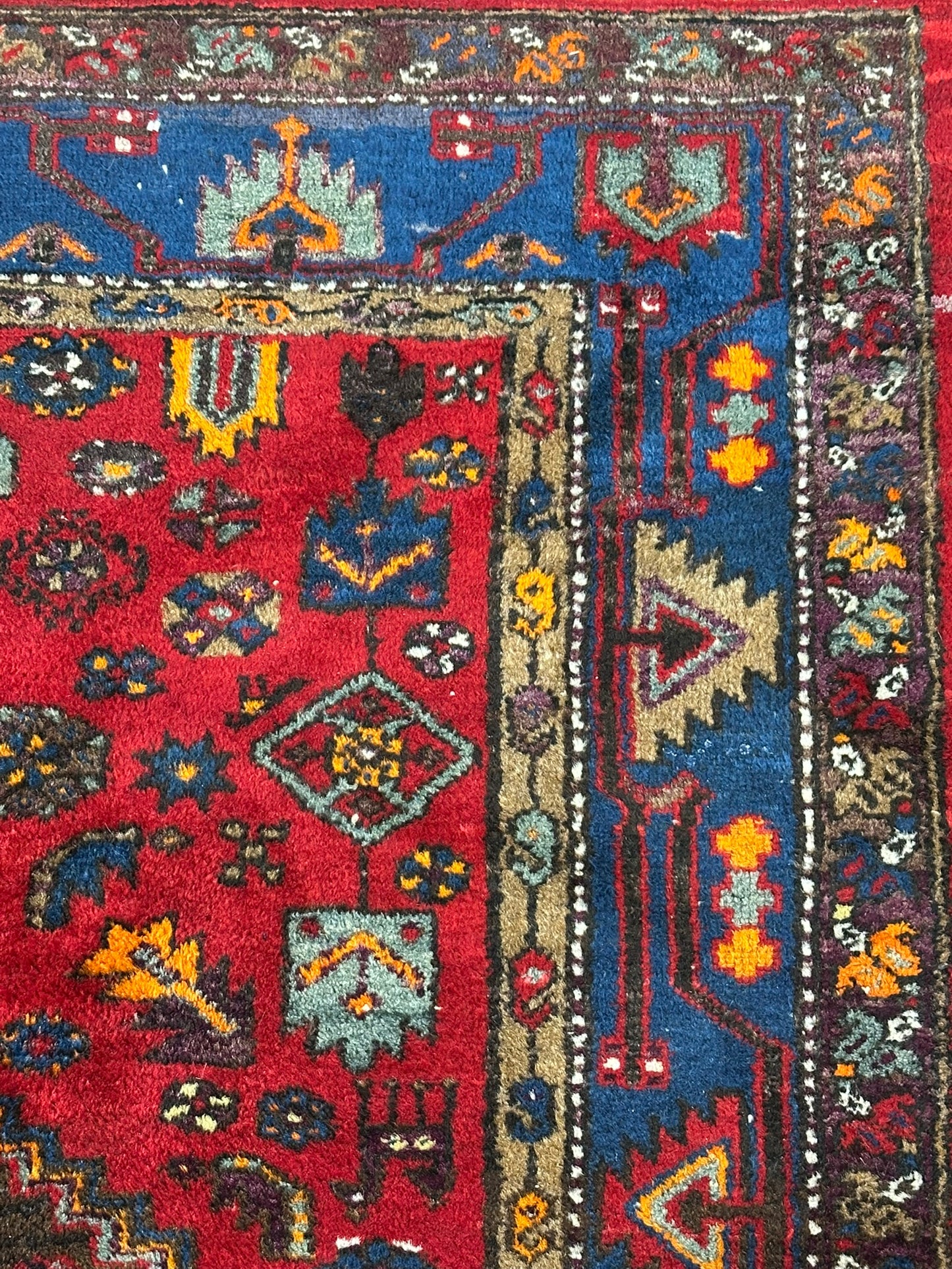 Orientteppich handgeknüpft Malayer Naturfarben 220x140 cm