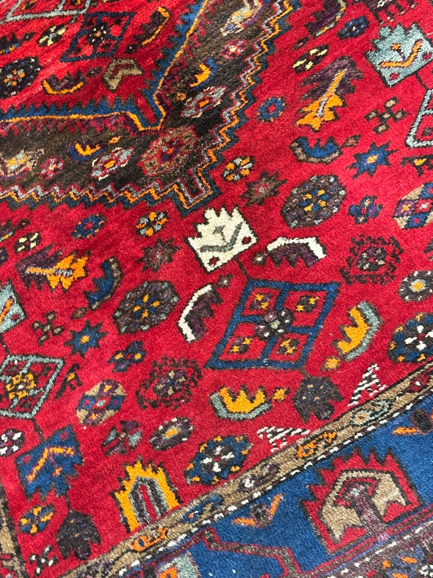 Orientteppich handgeknüpft Malayer Naturfarben 220x140 cm