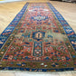 Antiker Orientteppich handgeknüpft Heriz Naturfarben 295x84 cm