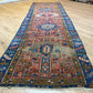 Antiker Orientteppich handgeknüpft Heriz Naturfarben 295x84 cm