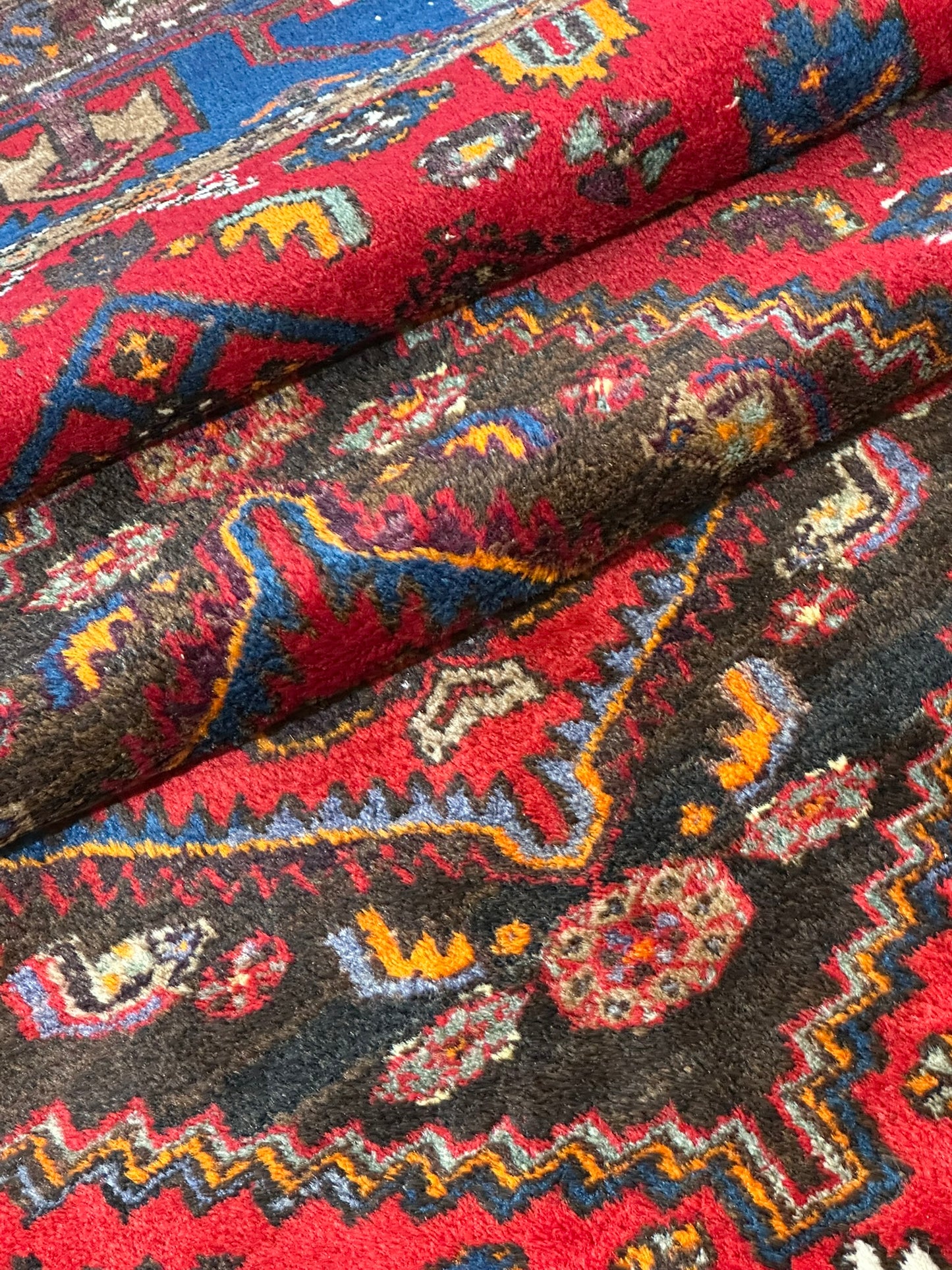 Orientteppich handgeknüpft Malayer Naturfarben 220x140 cm