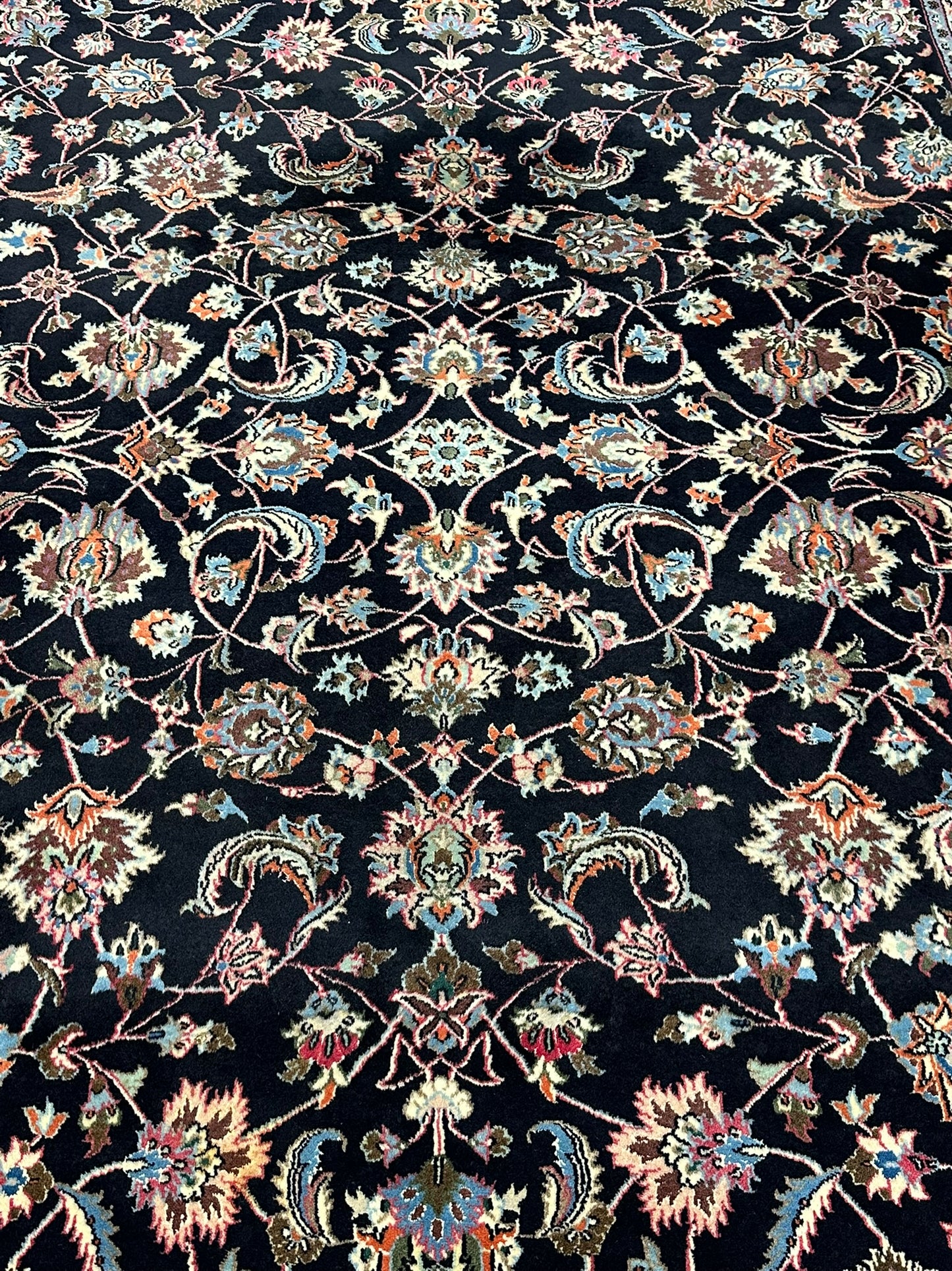 Orientteppich handgeknüpft Mesched Korkwolle 300x192 cm